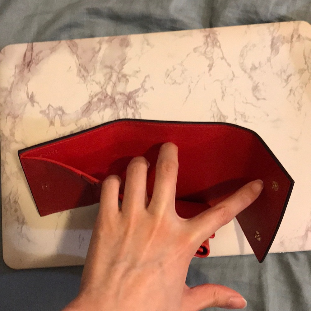 100% Authentic Vintage Celine Trifold Grained Wallet - Picture 7 of 14